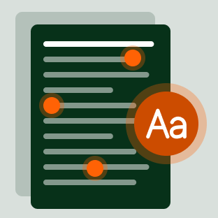 language and clarity being improved on a document