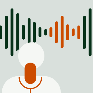 Voice being recorded for a dubbed section of an audio track