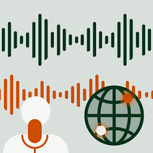 Person recording audio for multiple languages